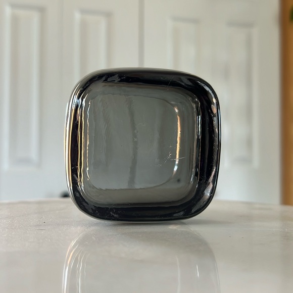 Set of 4 Libbey Carrington Smokey Dark Square Rocks Tumblers Vintage Barware - Picture 8 of 10